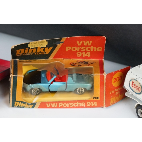 1305 - Quantity of play worn mid 20th C diecast models to include Dinky, Corgi and Matchbox featuring Dinky... 