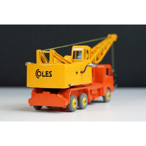 1310 - Boxed Dinky Supertoys 972 20 Ton Lorry Mounted Coles Crane (paint chips but vg overall) plus 3 x pla... 