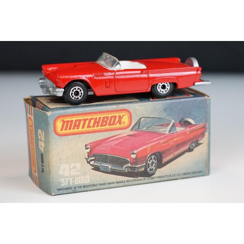 1311 - Two boxed Matchbox 75 Series diecast models to include 16 Rolamatics Badger in sunburnt orange and 4... 