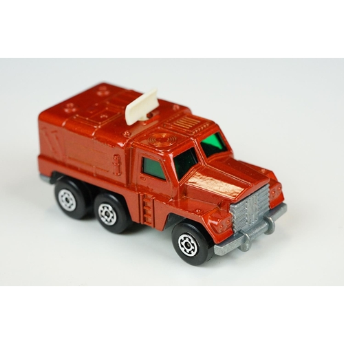 1311 - Two boxed Matchbox 75 Series diecast models to include 16 Rolamatics Badger in sunburnt orange and 4... 