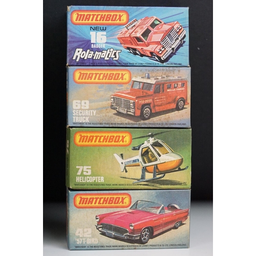 1312 - Ex Shop Stock - 17 Boxed Matchbox 75 Series / Superfast diecast models to include 66 Tyrone Malone S... 