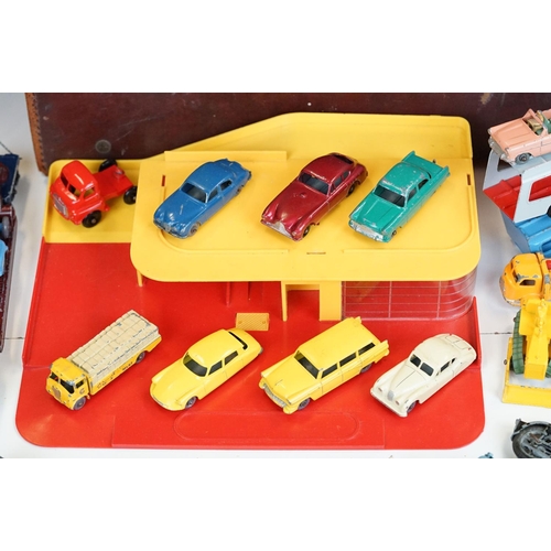 1314 - Around 35 mid 20th C play worn Matchbox Lesney 75 Series diecast models to include road and commerci... 