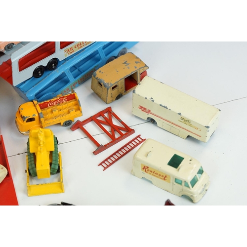 1314 - Around 35 mid 20th C play worn Matchbox Lesney 75 Series diecast models to include road and commerci... 