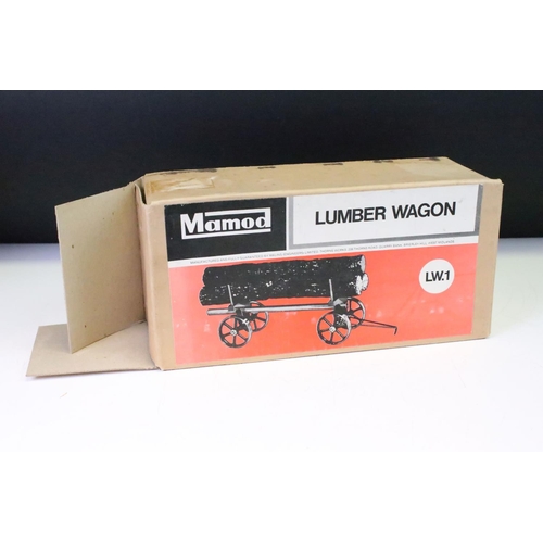 178 - Two boxed Mamod wagons to include Lumber Wagon LW1 and Open Wagon OW1, both complete and in excellen... 