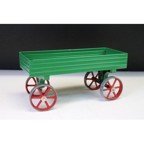 178 - Two boxed Mamod wagons to include Lumber Wagon LW1 and Open Wagon OW1, both complete and in excellen... 