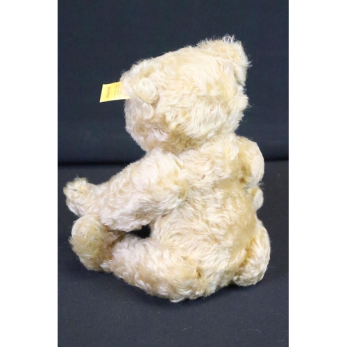 201 - Group of five Teddy bears to include a Steiff Classic Blonde Mohair Teddy Bear (no. 004704, button t... 