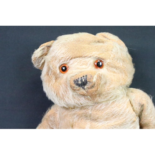 201 - Group of five Teddy bears to include a Steiff Classic Blonde Mohair Teddy Bear (no. 004704, button t... 