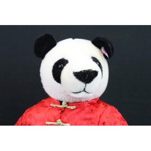 202 - Steiff - Four boxed Steiff bears to include Boa Boa The Lucky Steiff Panda, Krystabelle, Always in m... 