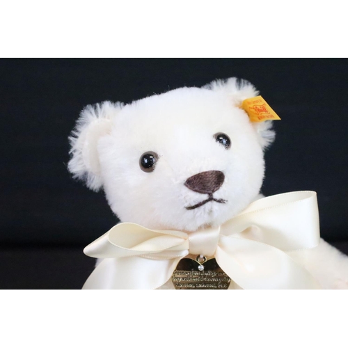 202 - Steiff - Four boxed Steiff bears to include Boa Boa The Lucky Steiff Panda, Krystabelle, Always in m... 