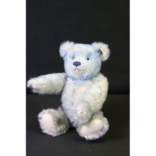 215 - Steiff - Boxed ltd edn Steiff Hello 2000 Goodbye 1999 Teddy Bear set, no 03019, complete with blue a... 