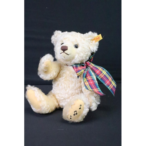 227 - Steiff - Collection of four Steiff teddy bears to include Ludwig musical teddy bear No. 661686 with ... 