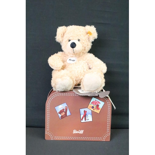 227 - Steiff - Collection of four Steiff teddy bears to include Ludwig musical teddy bear No. 661686 with ... 