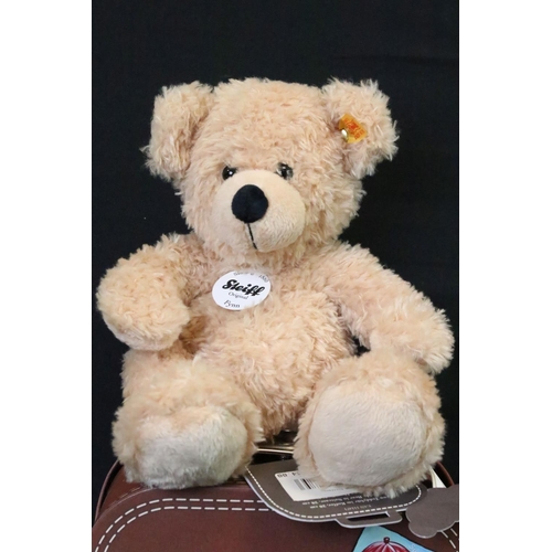 227 - Steiff - Collection of four Steiff teddy bears to include Ludwig musical teddy bear No. 661686 with ... 