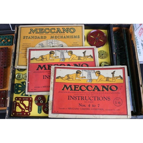 420 - Seven boxed early 20th century Meccano constructions sets / accessory outfits to include set numbers... 