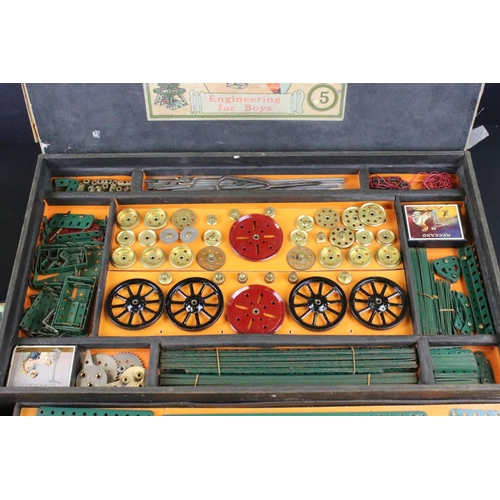 420 - Seven boxed early 20th century Meccano constructions sets / accessory outfits to include set numbers... 