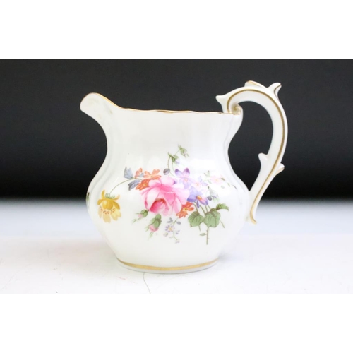 29 - Royal Crown Derby 'Posies' pattern floral coffee set to include coffee pot & cover, 6 coffee cups & ... 