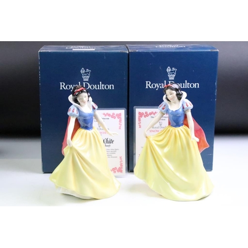 34 - Three boxed Royal Doulton 'The Disney Princess Collection' ltd edn porcelain figurines to include 2 ... 
