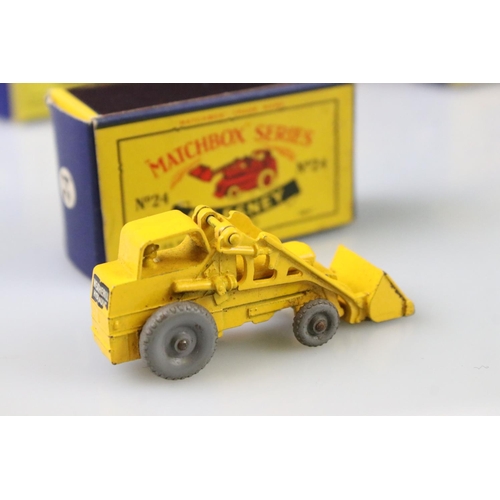 1369 - 10 Boxed Matchbox Lesney 75 Series diecast models to include 1 Diesel Road Roller, 49 Army Half Truc... 