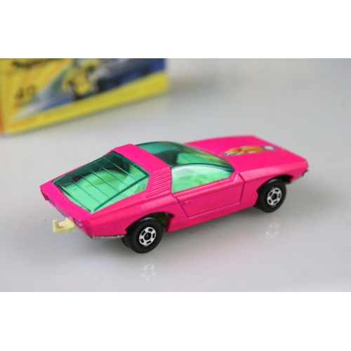 1372 - 17 boxed Matchbox Superfast diecast models to include 48 Pi-Eyed Piper, 74 Toe Joe, 31 Volks-Dragon,... 