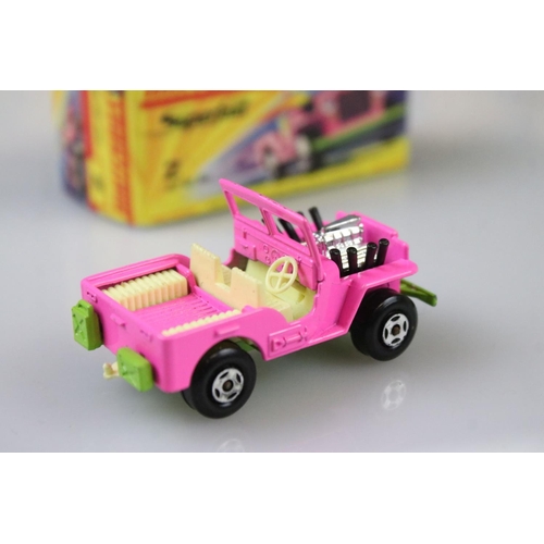 1372 - 17 boxed Matchbox Superfast diecast models to include 48 Pi-Eyed Piper, 74 Toe Joe, 31 Volks-Dragon,... 