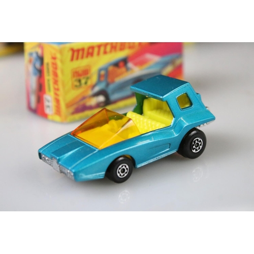 1372 - 17 boxed Matchbox Superfast diecast models to include 48 Pi-Eyed Piper, 74 Toe Joe, 31 Volks-Dragon,... 