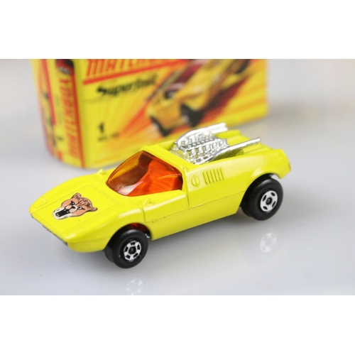 1372 - 17 boxed Matchbox Superfast diecast models to include 48 Pi-Eyed Piper, 74 Toe Joe, 31 Volks-Dragon,... 