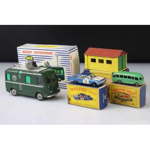 1374 - Three boxed Matchbox Series diecast models to include 55 Police Patrol Car and 2 x Moko Lesney (No. ... 