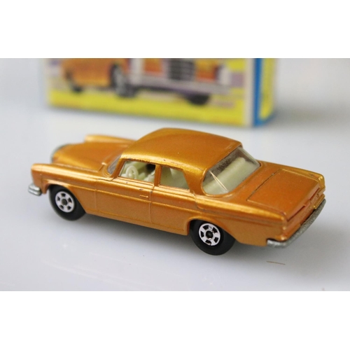 1375 - 17 Boxed Matchbox Superfast diecast models to include 15 Volkswagen, 12 Safari Land Rover, 27 Merced... 