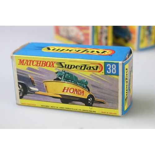 1375 - 17 Boxed Matchbox Superfast diecast models to include 15 Volkswagen, 12 Safari Land Rover, 27 Merced... 