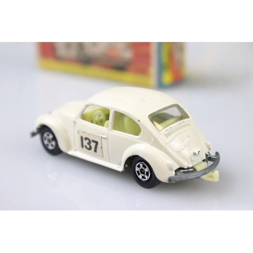 1375 - 17 Boxed Matchbox Superfast diecast models to include 15 Volkswagen, 12 Safari Land Rover, 27 Merced... 