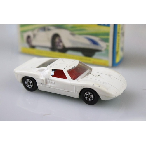 1375 - 17 Boxed Matchbox Superfast diecast models to include 15 Volkswagen, 12 Safari Land Rover, 27 Merced... 