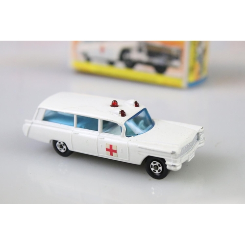 1375 - 17 Boxed Matchbox Superfast diecast models to include 15 Volkswagen, 12 Safari Land Rover, 27 Merced... 