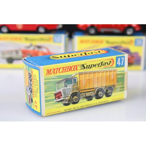 1375 - 17 Boxed Matchbox Superfast diecast models to include 15 Volkswagen, 12 Safari Land Rover, 27 Merced... 