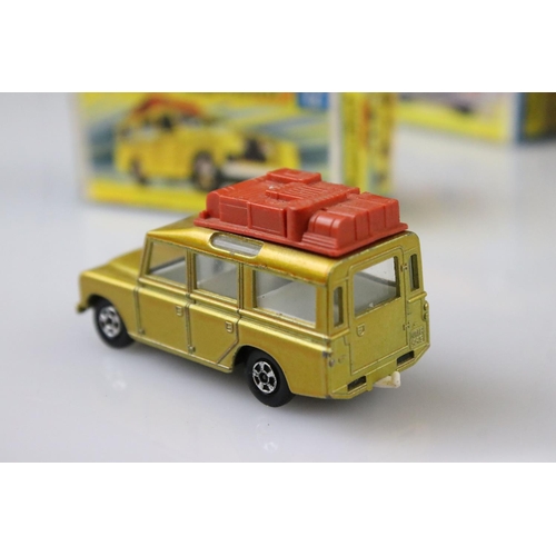 1375 - 17 Boxed Matchbox Superfast diecast models to include 15 Volkswagen, 12 Safari Land Rover, 27 Merced... 