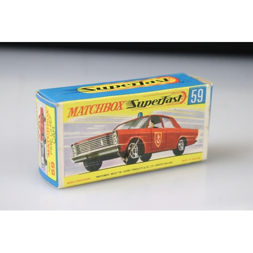 1375 - 17 Boxed Matchbox Superfast diecast models to include 15 Volkswagen, 12 Safari Land Rover, 27 Merced... 