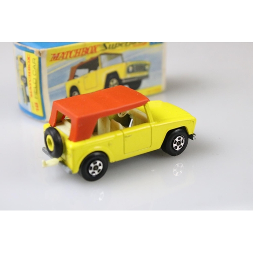 1376 - 17 Boxed Matchbox Superfast diecast models to include 41 Ford GT, 29 Racing Mini, 57 Landrover Fore ... 