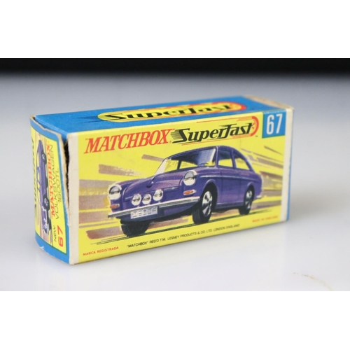 1376 - 17 Boxed Matchbox Superfast diecast models to include 41 Ford GT, 29 Racing Mini, 57 Landrover Fore ... 