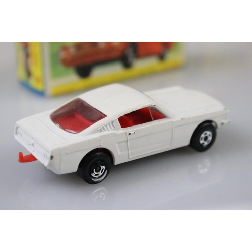 1376 - 17 Boxed Matchbox Superfast diecast models to include 41 Ford GT, 29 Racing Mini, 57 Landrover Fore ... 