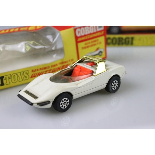 1378 - Four boxed Corgi Whizzwheels diecast models to include 381 GP Beach Buggy, 385 Porsche 917, 380 Alfa... 