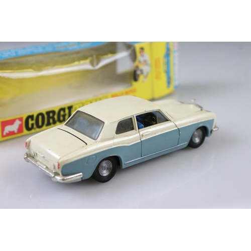 1379 - Three boxed Corgi diecast models to include 273 Rolls Royce Silver Shadow with spare tyre in two ton... 