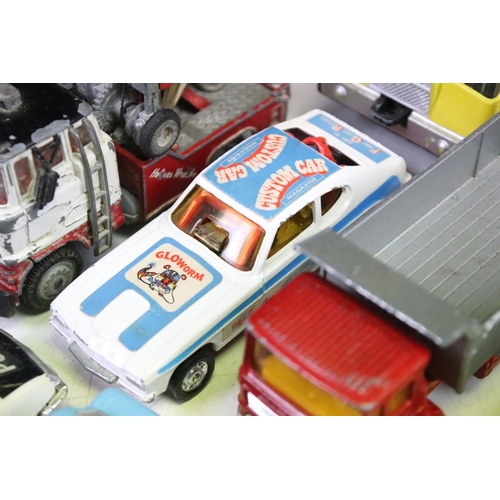 1463 - Collection of mid 20th C onwards play worn diecast models to include Corgi, Dinky, Matchbox etc feat... 