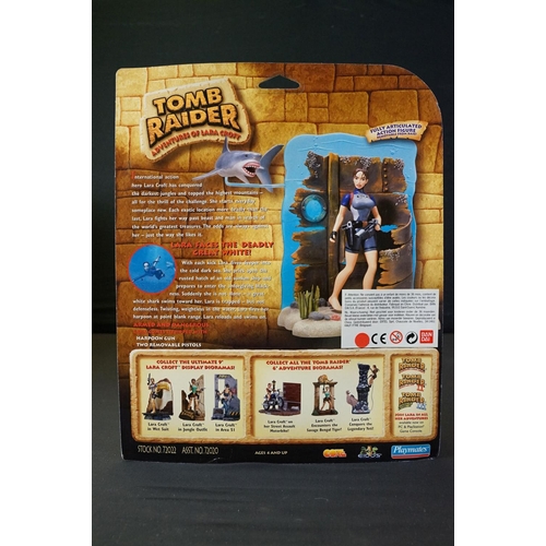 1623 - Boxed Mattel Barbie Collection Grease C4773 Sandy Olsson and a carded Playmates Lara Croft Tomb Raid... 