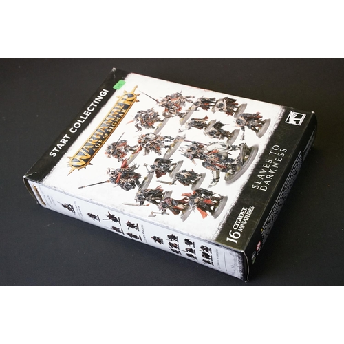 1624 - Games Workshop - Collection of seven boxed Warhammer to include Age Of Sigmar Slaves To Darkness, Ag... 