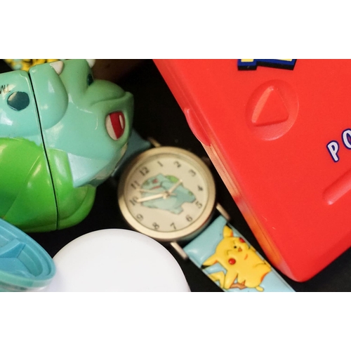 1625 - Pokémon - Collection of Pokémon collectibles to include 24 x Tomy Pokemon figures, a sealed Hasbro P... 