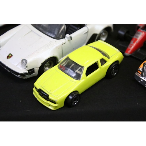 1271 - Collection of play worn diecast models to include Matchbox, Mattel Hot Wheels, Corgi etc