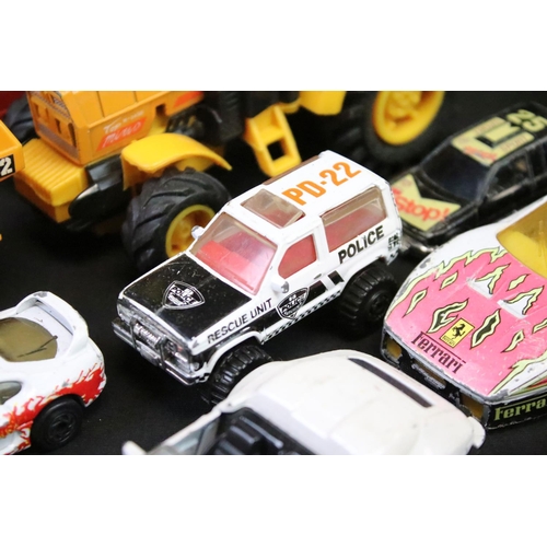 1271 - Collection of play worn diecast models to include Matchbox, Mattel Hot Wheels, Corgi etc