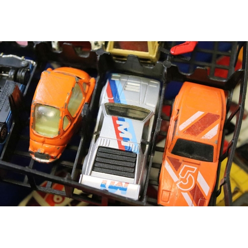 1273 - Quantity of mid 20th C onwards play worn diecast models to include Matchbox, Corgi, Dinky etc featur... 