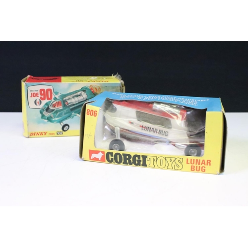 1382 - Two boxed Sci Fi diecast models to include Dinky 102 Joe 90 Joe's Car and Corgi 806 Lunar Bug, both ... 