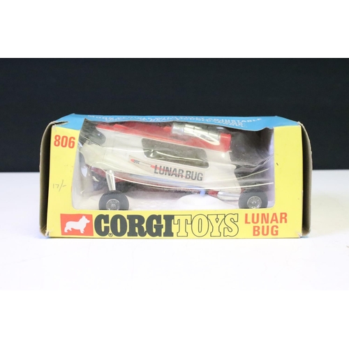 1382 - Two boxed Sci Fi diecast models to include Dinky 102 Joe 90 Joe's Car and Corgi 806 Lunar Bug, both ... 