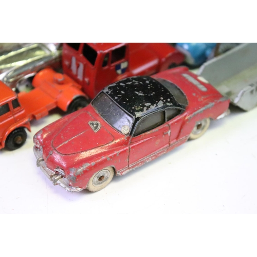 1469 - Around 80 play worn mid 20th C diecast models to include Dinky, Corgi, 3 x Triang Spot On and 1 x Lo... 